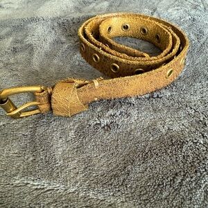 Coldwater Creek Darlington Perforated Leather Belt S Coldwater Creek | Accessories | Coldwater Creek Ruffled  main image 2